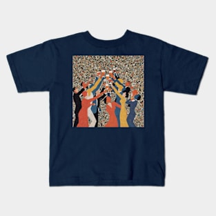 party Cubism painting Kids T-Shirt